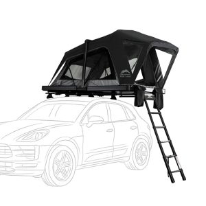 Cort auto compact OrthFrame 130, 2 persoane, 75.6 kg, carcasă dură din aluminiu, design aerodinamic, spațiu maxim în format compact, Wild Land